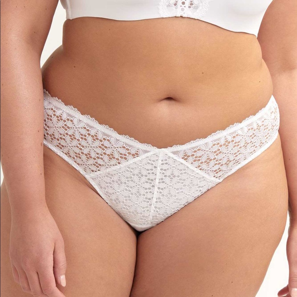 Thong Panties NWT Mesh & Lace 1X